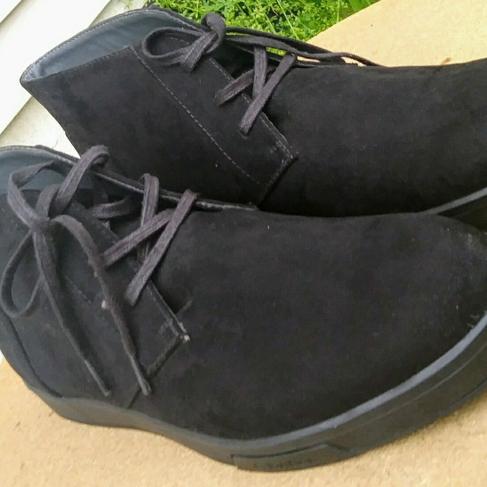 Calvin Klein Black Suede Chukka Boots